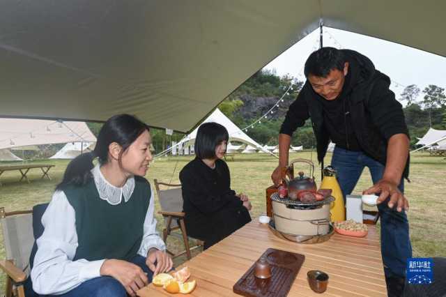 新华全媒+丨昔日“矿山村”变身乡村旅游网红地