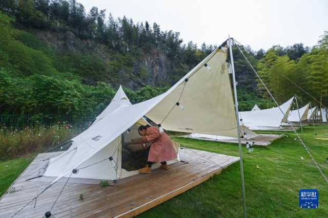 新华全媒+丨昔日“矿山村”变身乡村旅游网红地