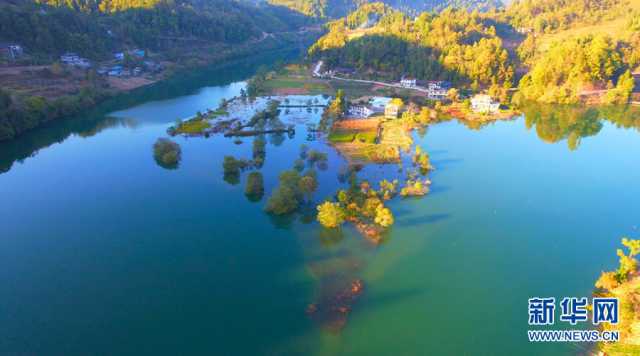 【“飞阅”中国】初冬湖北唐崖河 满屏浪漫诗意