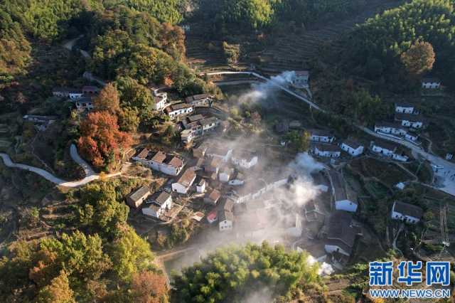 【“飞阅”中国】江西浮梁：初冬山村 色彩斑斓