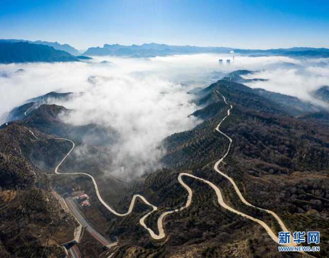 【“飞阅”中国】冬日太行山 云海入画来