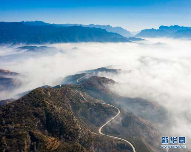 【“飞阅”中国】冬日太行山 云海入画来