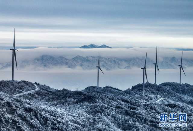 【“飞阅”中国】雪落三峡 山河如画